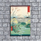 Utkawa Hiroshige (1797-1858) Edo period (19th century) Ochiki Plain (Ochihara) HD Canvas Print Home Decor Paintings Wall Art Pictures