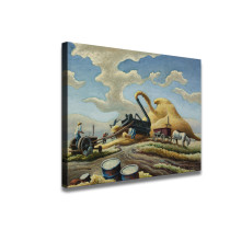 Thomas Hart Benton, Thomas Hart Benton Poster, Thomas Hart Benton Painting, Thomas Hart Benton Printable, Wall Decor, Home Decor VintageWorldPrint