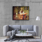 Remedios Varo - El Tejido De Los Sueños Canvas Art Poster and Wall Art Picture Print Modern Family Bedroom Decor Posters