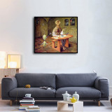 Remedios Varo - El Tejido De Los Sueños Canvas Art Poster and Wall Art Picture Print Modern Family Bedroom Decor Posters