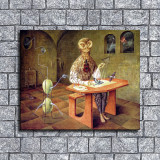 Remedios Varo - El Tejido De Los Sueños Canvas Art Poster and Wall Art Picture Print Modern Family Bedroom Decor Posters