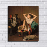 Balthus - Cats and Girls Decorative Painting Canvas Wall Art Living Room Posters Bedroom Painting