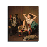 Balthus - Cats and Girls Decorative Painting Canvas Wall Art Living Room Posters Bedroom Painting