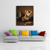 Balthus - Cats and Girls Decorative Painting Canvas Wall Art Living Room Posters Bedroom Painting