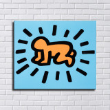 keith haring icons radiant baby prints HD Canvas Print Home Decor Paintings Wall Art Pictures