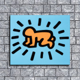 keith haring icons radiant baby prints HD Canvas Print Home Decor Paintings Wall Art Pictures