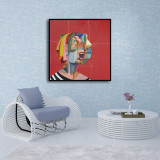 George Condo inspired Art Print. New HD print. Canvas ready to hang. Large poster. Pop Art canvas. Home decor wall painting