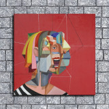 George Condo inspired Art Print. New HD print. Canvas ready to hang. Large poster. Pop Art canvas. Home decor wall painting