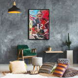 Rugby star Art HD Canvas Print Home Decor Paintings Wall Art Pictures