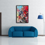 Rugby star Art HD Canvas Print Home Decor Paintings Wall Art Pictures