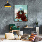 André Breton Surrealist Art HD Canvas Print Home Decor Paintings Wall Art Pictures