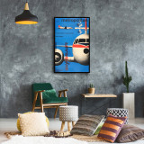 Vintage aviation poster Art HD Canvas Print Home Decor Paintings Wall Art Pictures