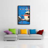 Vintage aviation poster Art HD Canvas Print Home Decor Paintings Wall Art Pictures