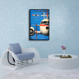 Vintage aviation poster Art HD Canvas Print Home Decor Paintings Wall Art Pictures