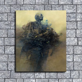 Zdzisław Beksiński Art HD Canvas Print Home Decor Paintings Wall Art Pictures