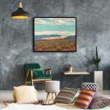 MAYNARD DIXON (American, 1875-1946). Calico Hills (Virgin Valley, Nevada; No.350) HD Canvas Print Home Decor Paintings Wall Art Pictures
