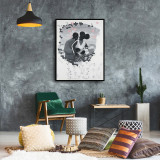 Kerry James Marshall Vignette HD Canvas Print Home Decor Paintings Wall Art Pictures