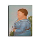 Fernando Botero inspired Art Print. New HD print. Canvas ready to hang. Large poster. Pop Art canvas. Home decor wall painting