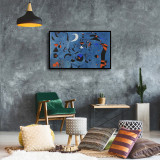 The star Prince's sun, moon and stars Joan Miró HD Print On Canvas Ready to Hang Canvas Print Gift Home Decor Wall Painting