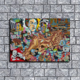 Robert Williams Zombie Mystery Paintings HD Canvas Print Home Decor Paintings Wall Art Pictures