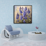 Delphinium, Flowers paintings HD Canvas Print Home Decor Paintings Wall Art Pictures