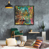 Gerhard Richter inspired Art Print. New HD print. Canvas ready to hang. Large poster. Pop Art canvas. Home decor wall painting