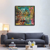 Gerhard Richter inspired Art Print. New HD print. Canvas ready to hang. Large poster. Pop Art canvas. Home decor wall painting