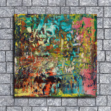 Gerhard Richter inspired Art Print. New HD print. Canvas ready to hang. Large poster. Pop Art canvas. Home decor wall painting