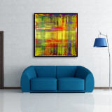 Gerhard Richter by Danny Giesbers Art HD Canvas Print Home Decor Paintings Wall Art Pictures