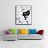 Jean Michel Basquiat Art Crown Canvas Painting Wall Art Print Poster Picture Decorative Painting Living Room Home Decoration