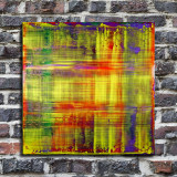 Gerhard Richter by Danny Giesbers Art HD Canvas Print Home Decor Paintings Wall Art Pictures