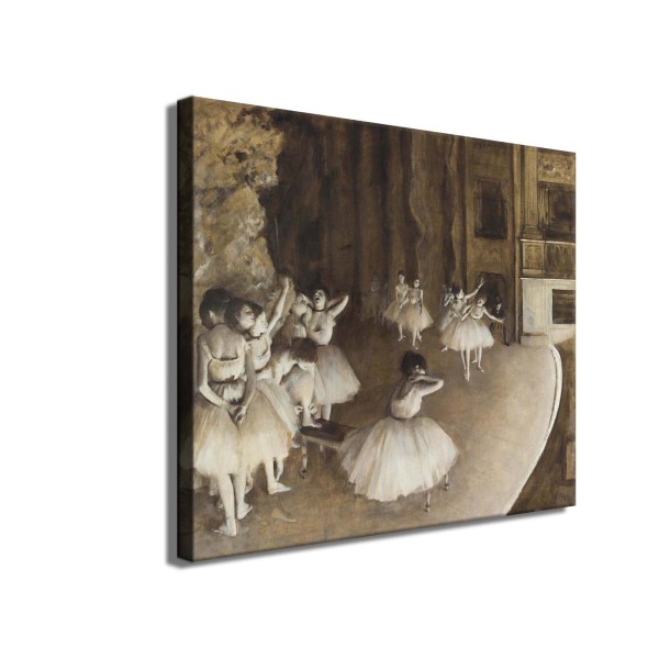 Ballet Rehearsal on Stage Art HD Canvas Print Home Decor Paintings Wall Art Pictures