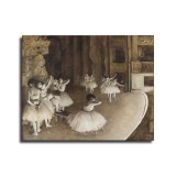 Ballet Rehearsal on Stage Art HD Canvas Print Home Decor Paintings Wall Art Pictures