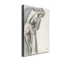 Bather Drying Herself Art HD Canvas Print Home Decor Paintings Wall Art Pictures