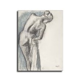 Bather Drying Herself Art HD Canvas Print Home Decor Paintings Wall Art Pictures