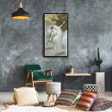 Dancer in Green HD Canvas Print Home Decor Paintings Wall Art Pictures-RG100050