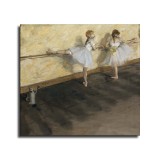 Dancers Practicing at the Barre HD Canvas Print Home Decor Paintings Wall Art Pictures