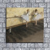 Dancers Practicing at the Barre HD Canvas Print Home Decor Paintings Wall Art Pictures