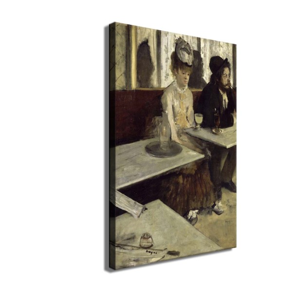 In a Café Art HD Canvas Print Home Decor Paintings Wall Art Pictures