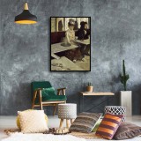 In a Café Art HD Canvas Print Home Decor Paintings Wall Art Pictures