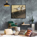 Dancers Practicing at the Barre HD Canvas Print Home Decor Paintings Wall Art Pictures