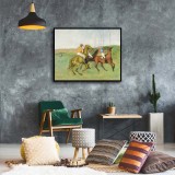Jockeys and Race Horses Art HD Canvas Print Home Decor Paintings Wall Art Pictures