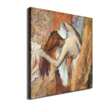 Naked lady. Woman at Her Toilette Art HD Canvas Print Home Decor Paintings Wall Art Pictures
