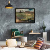 Landscape with Smokestacks Art HD Canvas Print Home Decor Paintings Wall Art Pictures