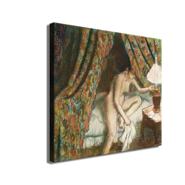 Naked woman in bed Art HD Canvas Print Home Decor Paintings Wall Art Pictures