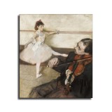 The Dance Lesson HD Canvas Print Home Decor Paintings Wall Art Pictures
