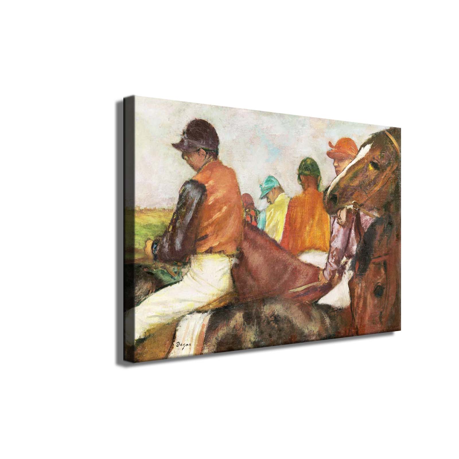 The Jockeys Art HD Canvas Print Home Decor Paintings Wall Art Pictures