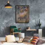 Two Dancers (The color is rather dark) Art HD Canvas Print Home Decor Paintings Wall Art Pictures