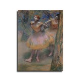 Two Dancers (The color is rather dark) Art HD Canvas Print Home Decor Paintings Wall Art Pictures