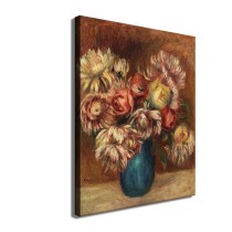 Flowers in a Green Vase Art HD Canvas Print Home Decor Paintings Wall Art Pictures
